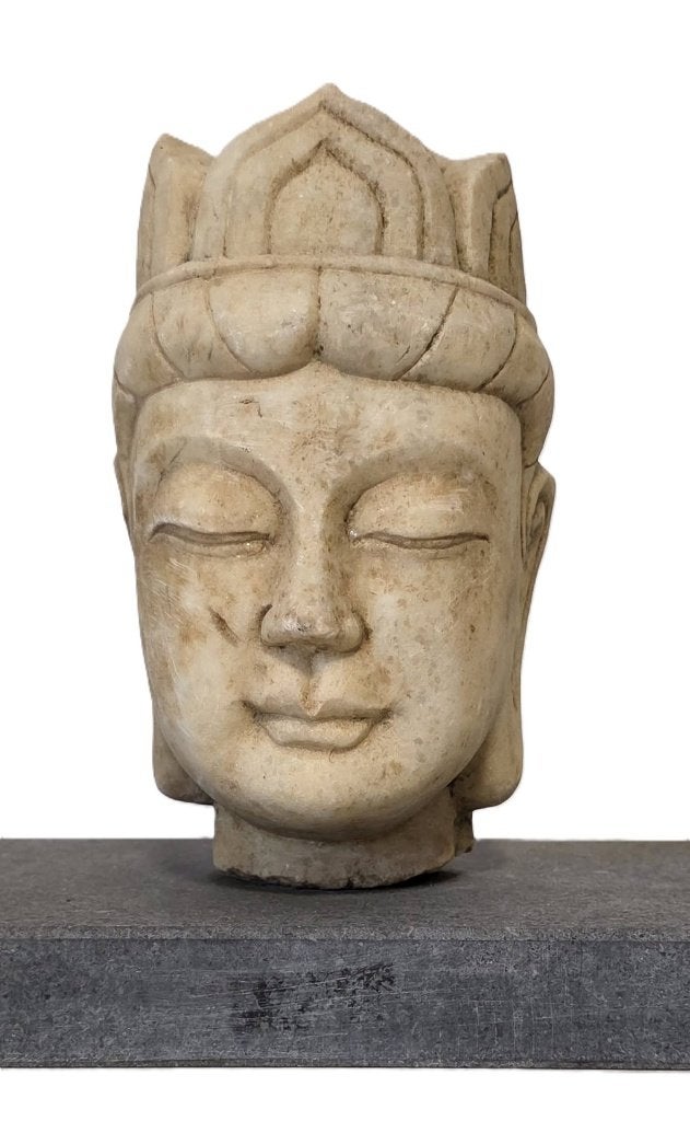 Boeddha in marmer., Ophalen of Verzenden