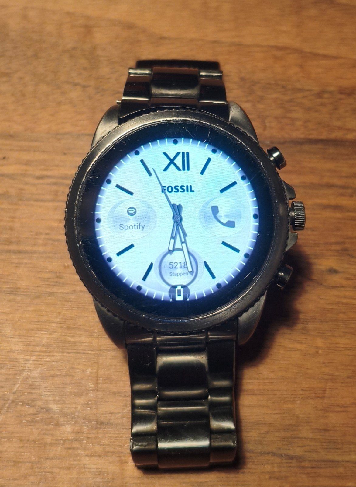 Fossil Gen 6 Smartwatch Zwart - Goede Staat, Sieraden, Tassen en Uiterlijk, Smartwatches, Gebruikt, Zwart, Fossil, Ophalen of Verzenden