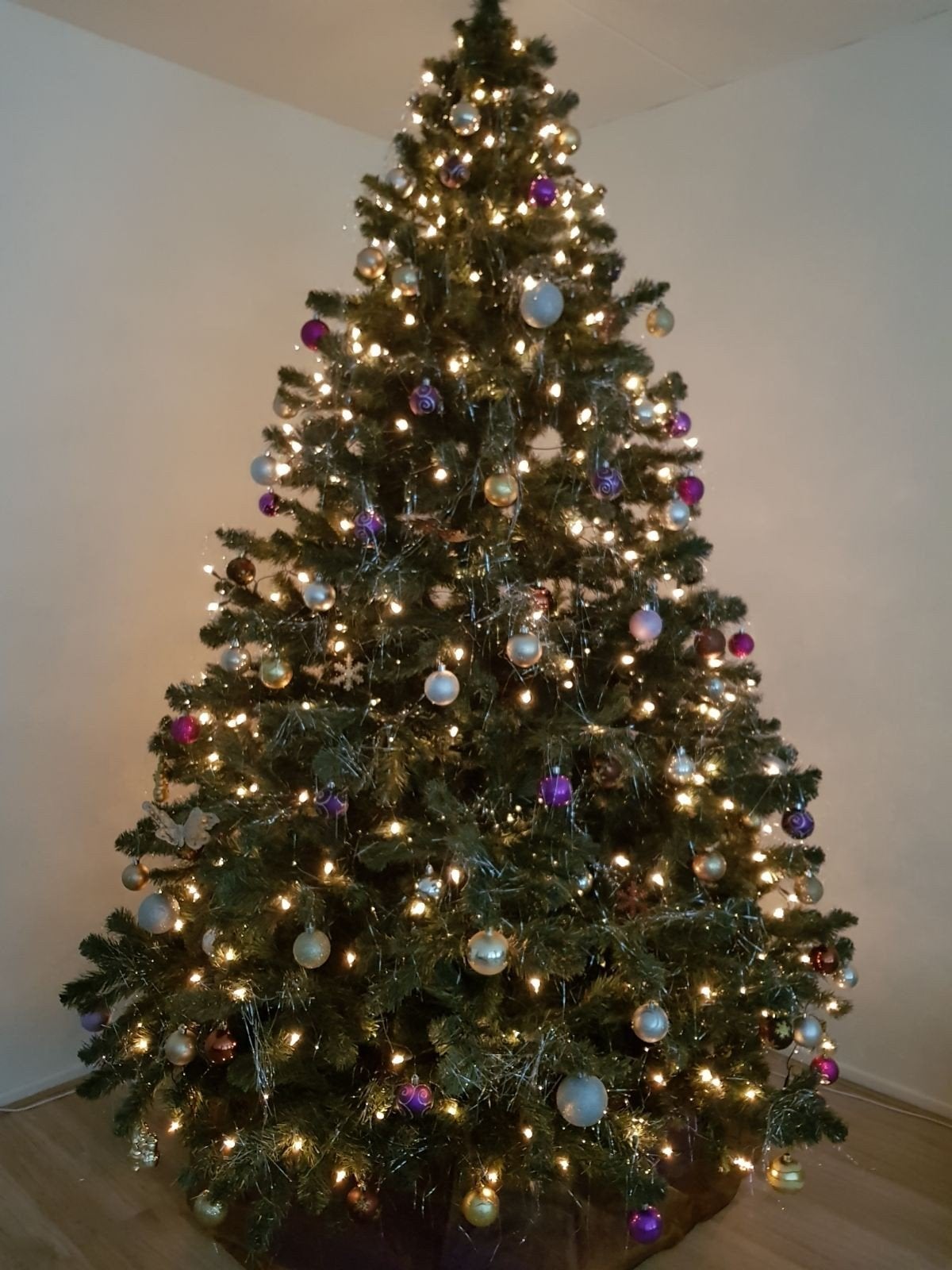 Kunstkerstboom, Ophalen, Gebruikt
