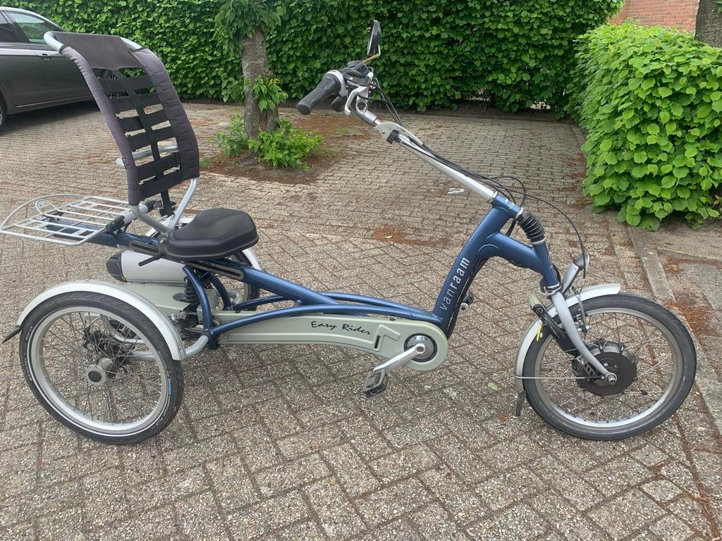 Van Raam Easy Rider driewieler met elektrische ondersteuning, Ophalen of Verzenden, Gebruikt, Schijfrem