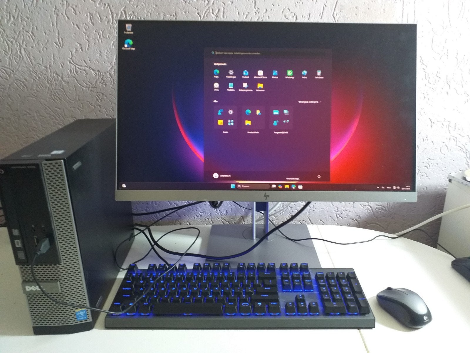 SFF Snelle Dell  Windows 11 en Office SSD., Computers en Software, Ophalen, Zo goed als nieuw, Gaming, SSD