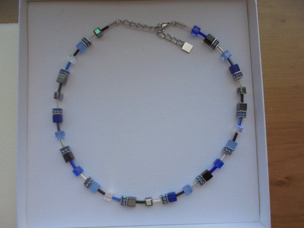 Coeur de Lion ketting, Overige materialen, Blauw, Nieuw, Verstelbaar