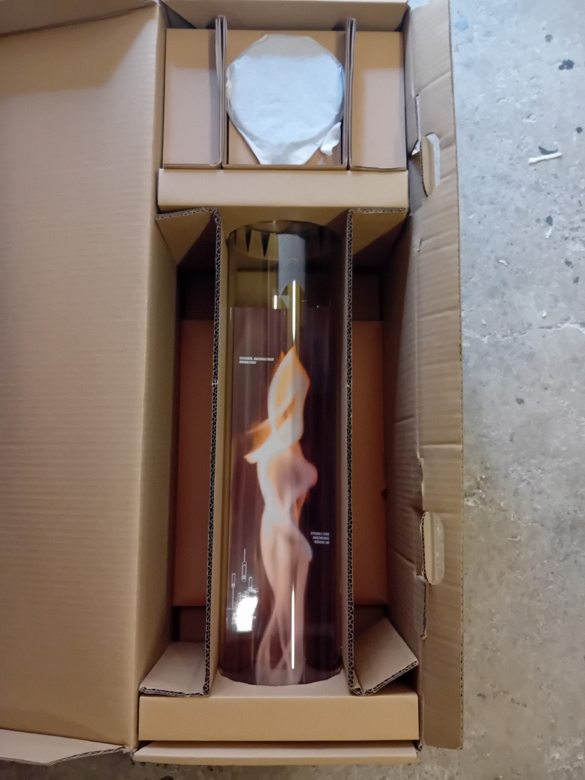Nieuw in doos bioethanol windlicht lantaarn spin 120, Ophalen of Verzenden