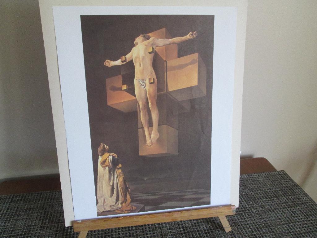 Poster Schilderij Salvador Dali Titel: De Kruisiging, Ophalen of Verzenden, Nieuw, Foto of Poster, Minder dan 50 cm