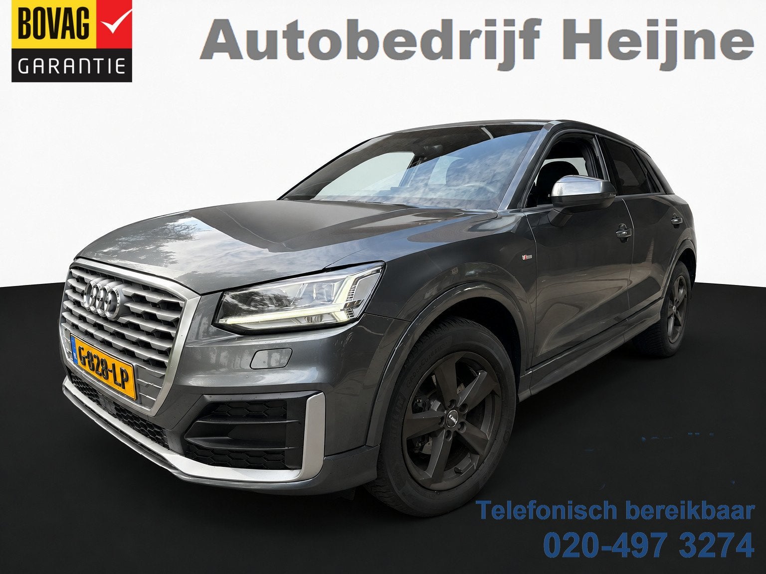 Audi Q2 35 TFSI 150PK S-LINE EDITION LED/NAVI/B&O-SOUND/LEDE, 4 cilinders, Leder en Stof, Origineel Nederlands, Bedrijf