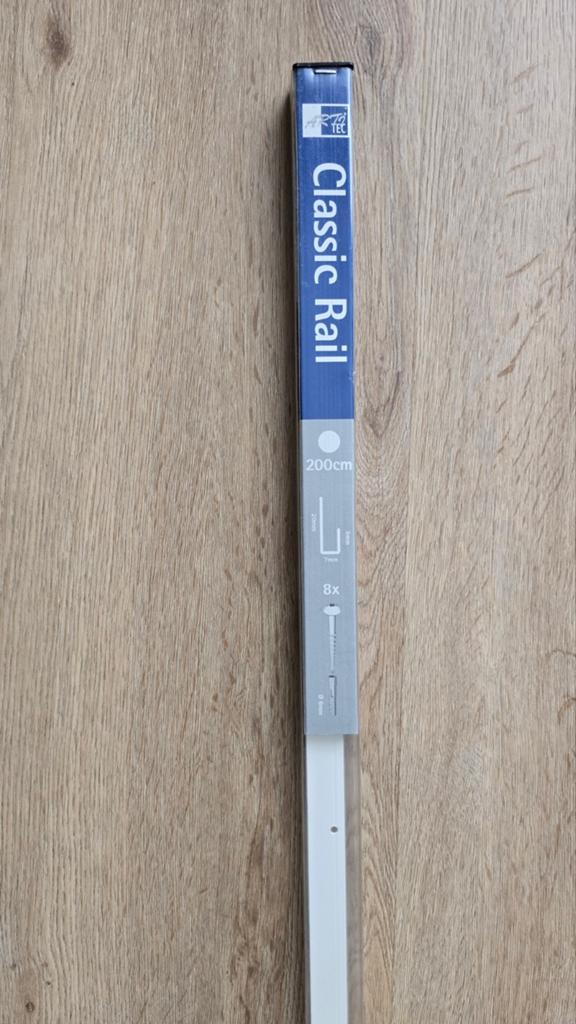 Artiteq Classic Rail schilderij ophangsysteem 200cm, Ophalen, Nieuw, Wit