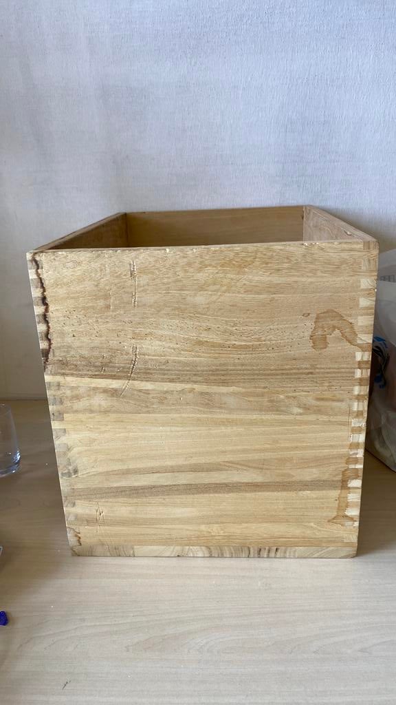 Houten kist, Ophalen, Gebruikt