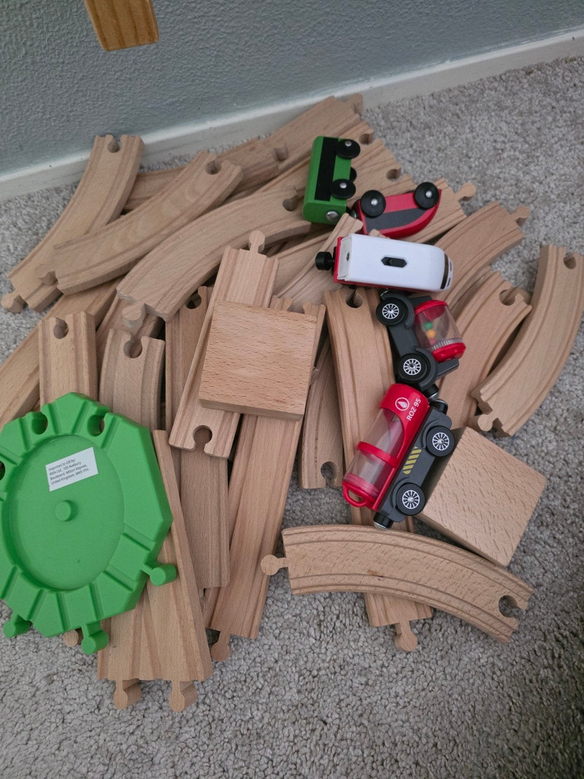 Houten trein rails, Ophalen of Verzenden