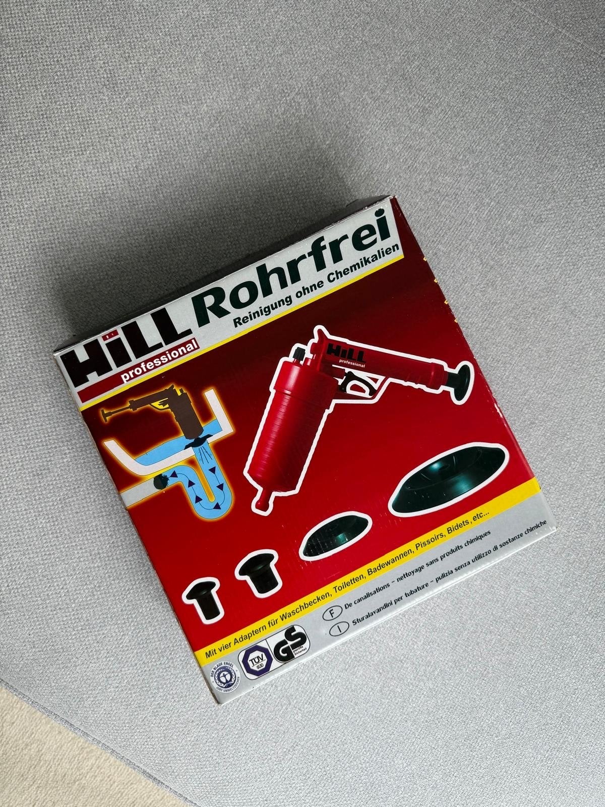 Hill Rohrfrei Professional - Ontstopper zonder chemicaliën, Doe-het-zelf en Verbouw, Ophalen of Verzenden, Nieuw, Overige typen