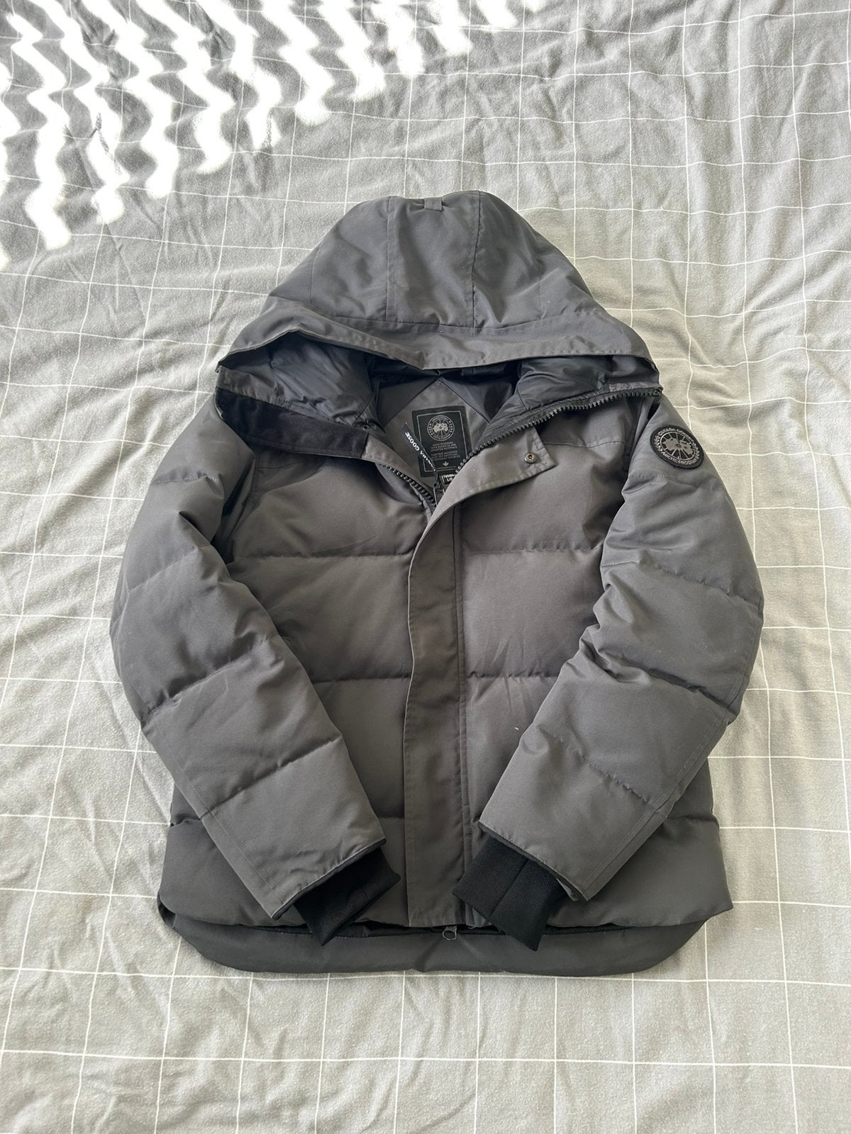 Originele canada goose winter jas, Verzenden, Zo goed als nieuw, Maat 52/54 (L), Grijs