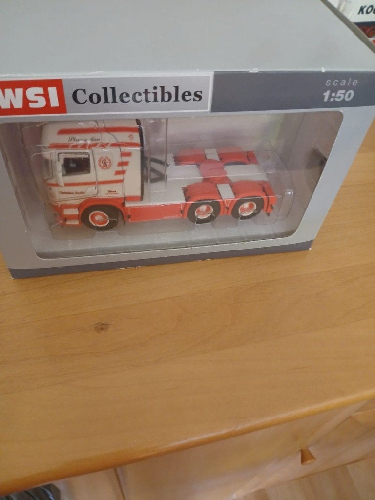 WSI Scania, Saaby R6, Topline, Trekker, Ophalen of Verzenden, Zo goed als nieuw, Bus of Vrachtwagen, Wsi