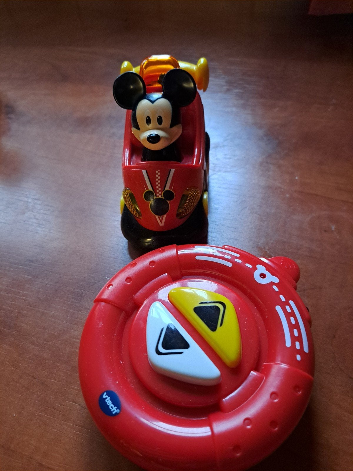 VTech Mickey Mouse Raceauto met afstandsbediening, Ophalen of Verzenden, Gebruikt, 2 tot 4 jaar