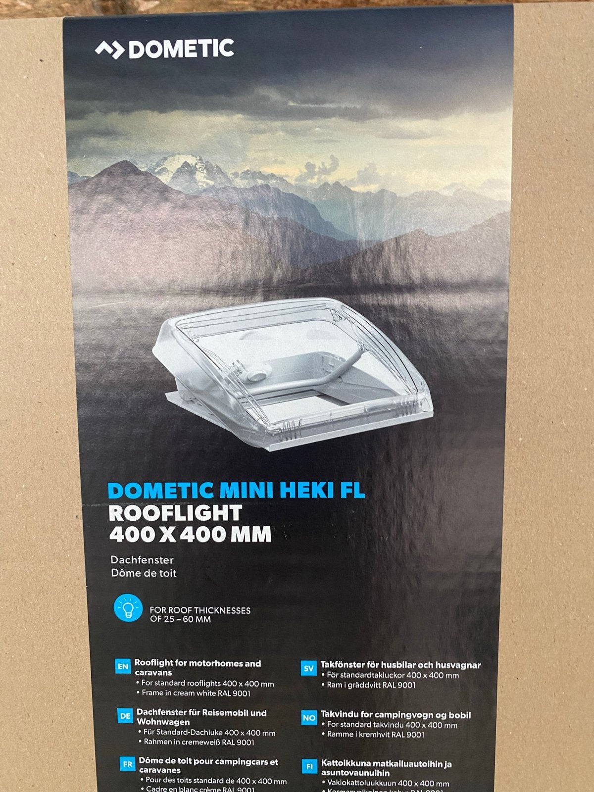 Dometic Mini Heki FL Dakluik 400x400mm Camper Caravan, Caravans en Kamperen, Caravan accessoires, Verzenden, Nieuw