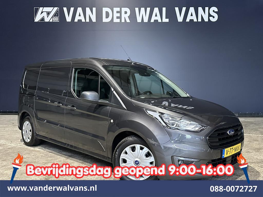 Ford Transit Connect 1.5 EcoBlue 100pk L2H1 Euro6 Airco | 3-, Auto's, Bestelauto's, Voorwielaandrijving, 1350 kg, Stof, Gebruikt