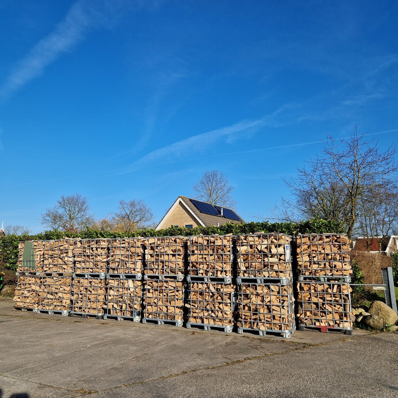 Haardhout eiken, Tuin en Terras, Haardhout, Minder dan 3 m³, Ophalen of Verzenden