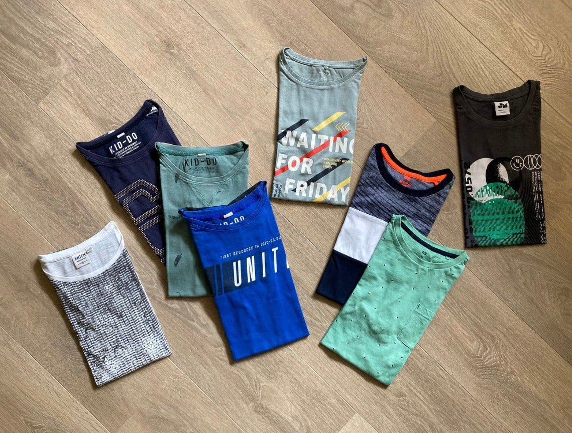 8 Shirts jongen maat 146-176, Ophalen of Verzenden, Gebruikt, Jongen, Shirt of Longsleeve