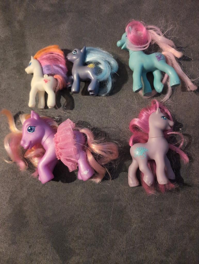 My Little Pony figuren, set van 5, Ophalen of Verzenden, Zo goed als nieuw