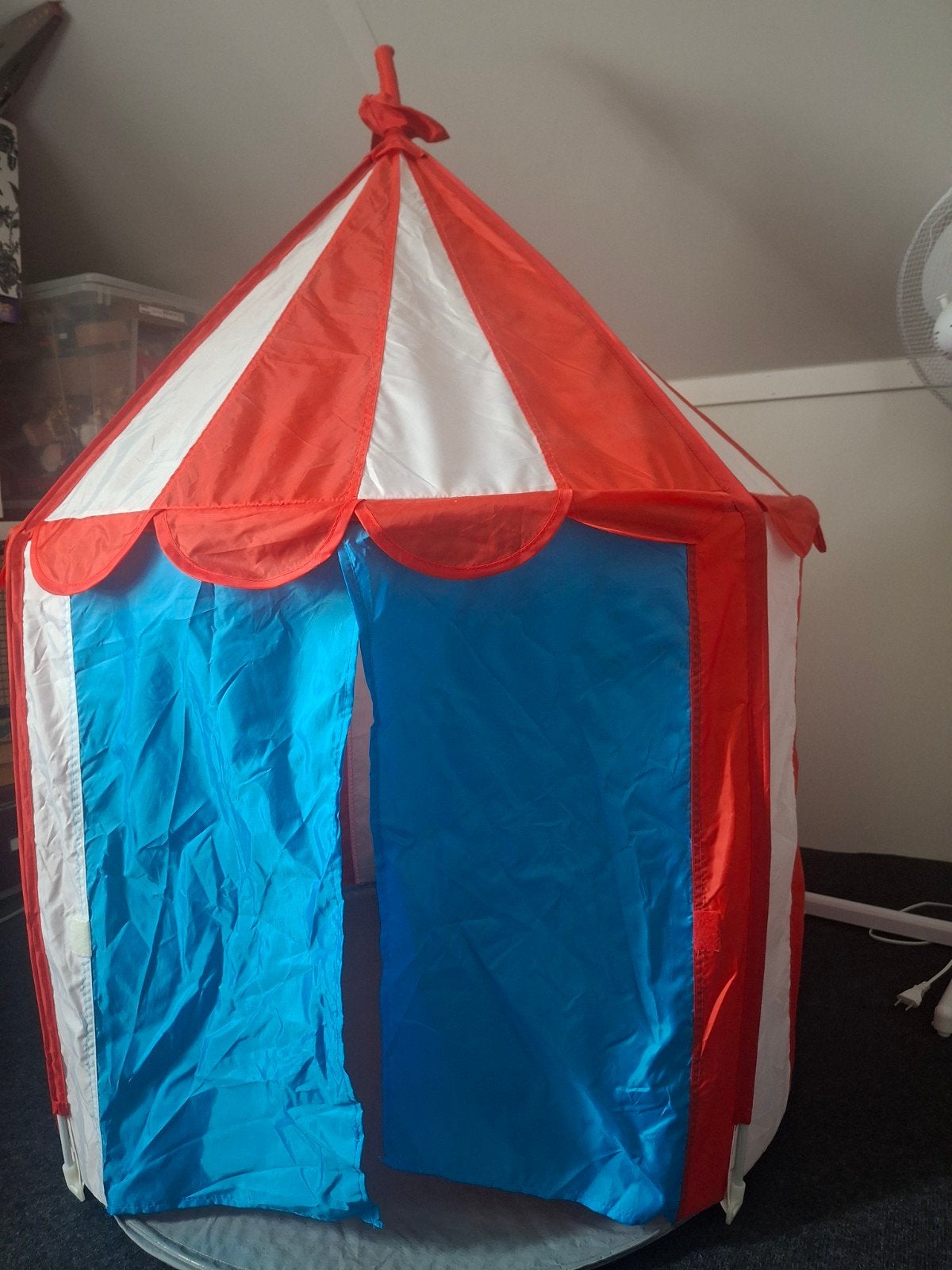 Speeltent, Ophalen, Gebruikt