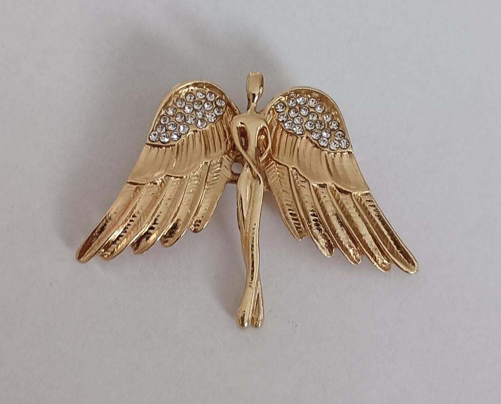 Engel broche, Overige materialen, 4 tot 7 cm, Overige kleuren, Nieuw