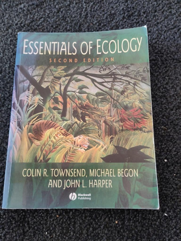 Essentials of Ecology, Boeken, Ophalen of Verzenden, Gelezen, Natuur algemeen