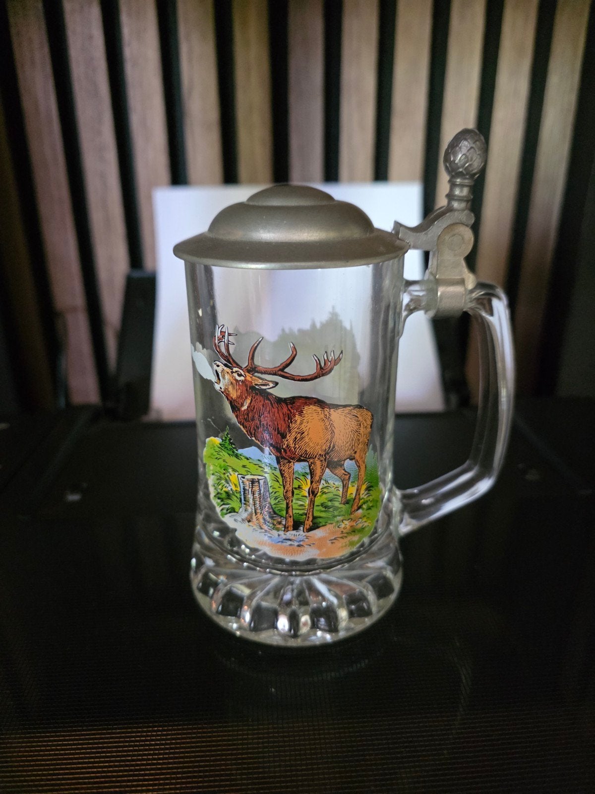 Vintage Bierpul met Hert en Haas - F.I.N.G. Italy, Ophalen