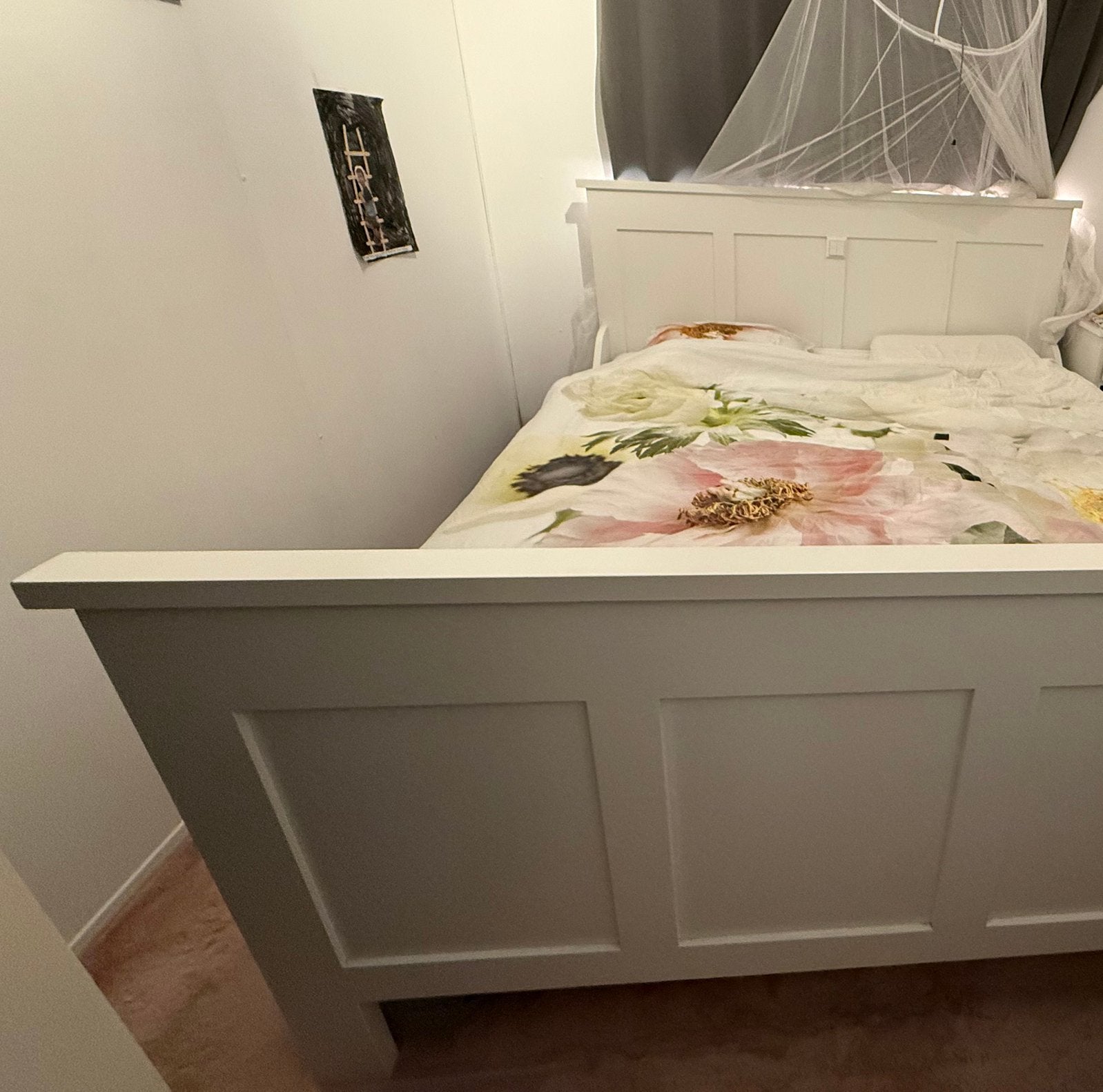 Gratis landelijke bedomb. In goede staat en 2 boxsprings, Huis en Inrichting, Slaapkamer | Bedden, Ophalen, 90 cm, Eenpersoons