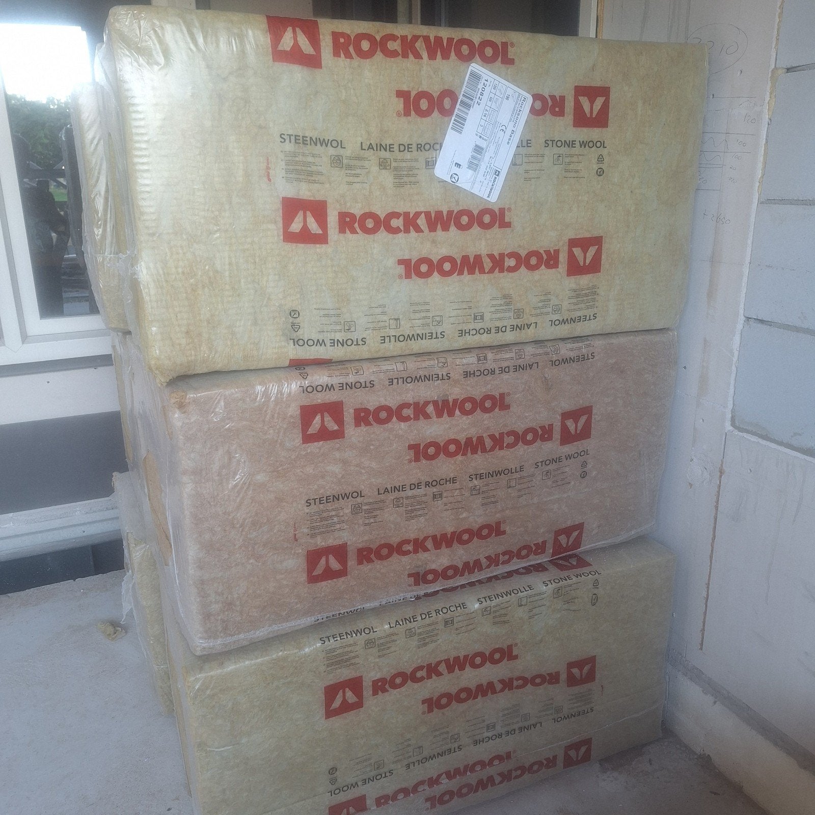 Rockwoll  isolatie  190mm dik, Ophalen, 10 tot 15 m², Dakisolatie, 12 cm of meer