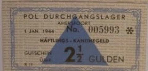 GEZOCHT origineel biljet kamp Amersfoort 2e wereldoorlog, Verzamelen, Militaria | Tweede Wereldoorlog, Ophalen of Verzenden, Overige soorten