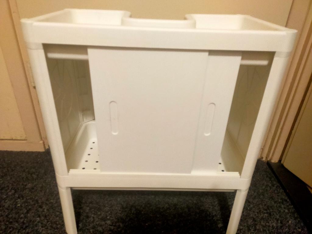 Wastafel kastje, Ophalen, Minder dan 50 cm, Zo goed als nieuw, Minder dan 100 cm