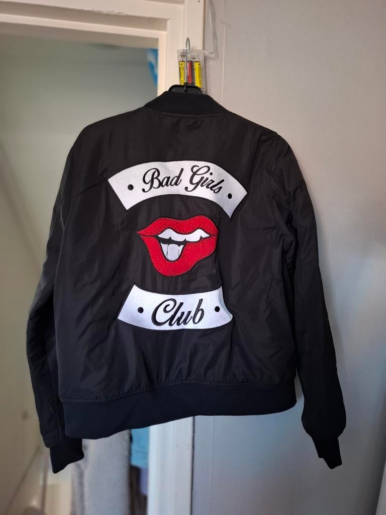 Bomber jack Colourful Rebel maat L, Ophalen of Verzenden, Zo goed als nieuw, Zwart
