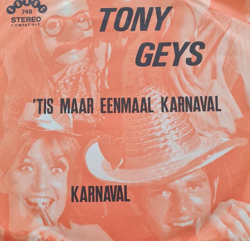 TONY GEYS - KARNAVAL, Ophalen of Verzenden, Gebruikt, Nederlandstalig