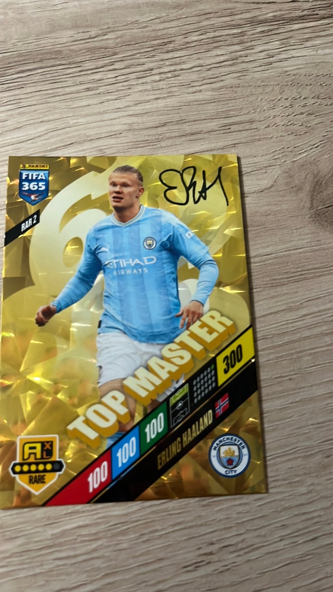Haaland gedrukte handtekening panini 2024 kaart, Hobby en Vrije tijd, Stickers en Plaatjes, Ophalen of Verzenden, Nieuw, Plaatje