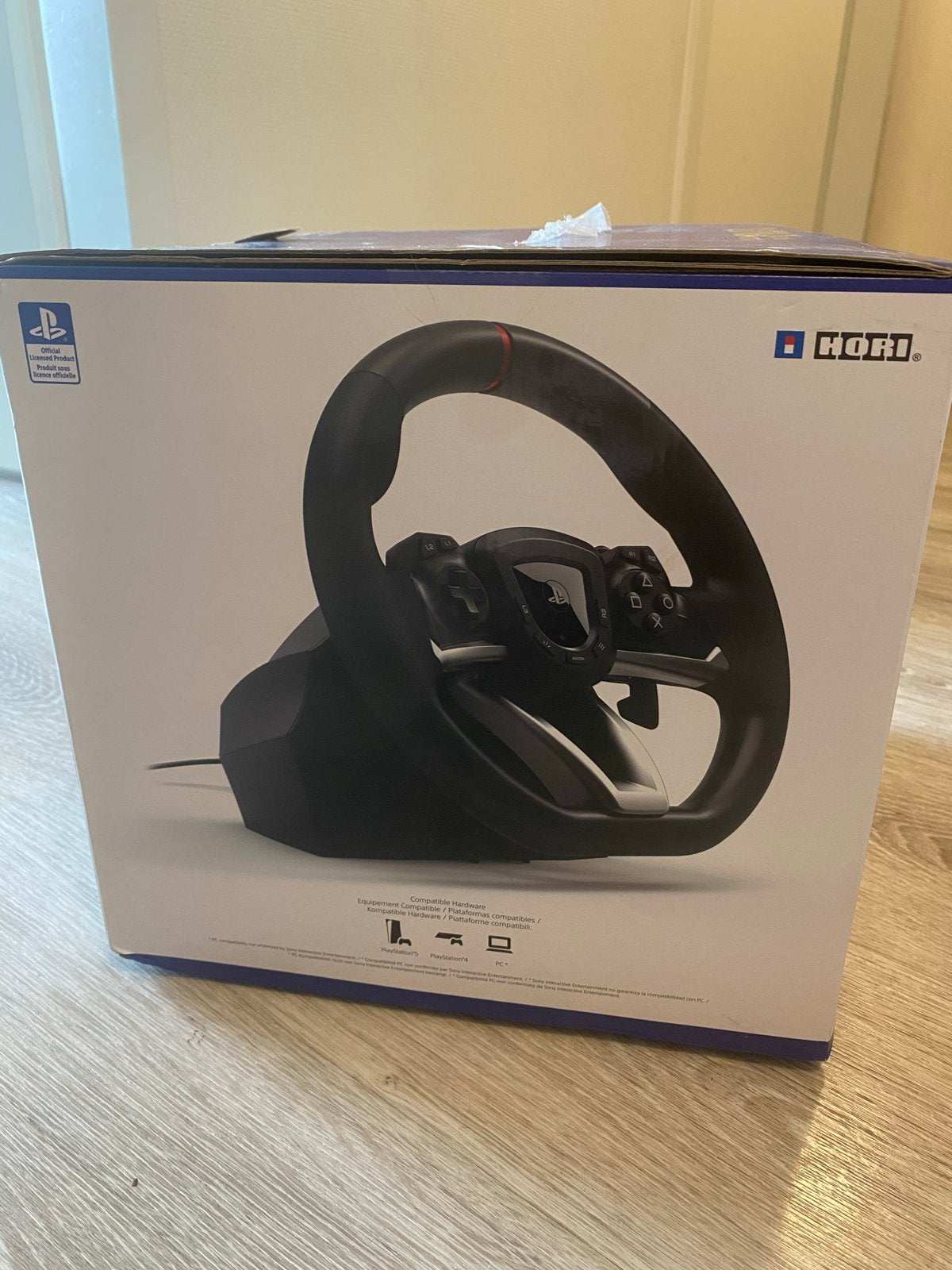 HORI Racing Wheel Apex (RWA) voor PS5, PS4, PC, Ophalen of Verzenden, Zo goed als nieuw, Stuur of Pedalen, PlayStation 4
