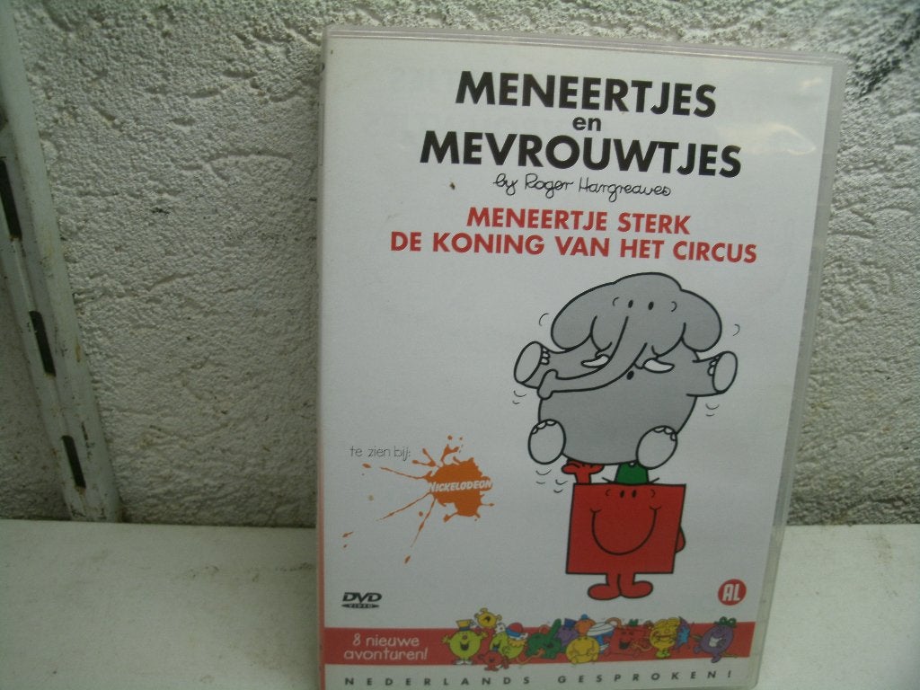 dvd 176k meneertjes en mevrouwtjes de koning van het circus, Alle leeftijden, Ophalen of Verzenden, Zo goed als nieuw