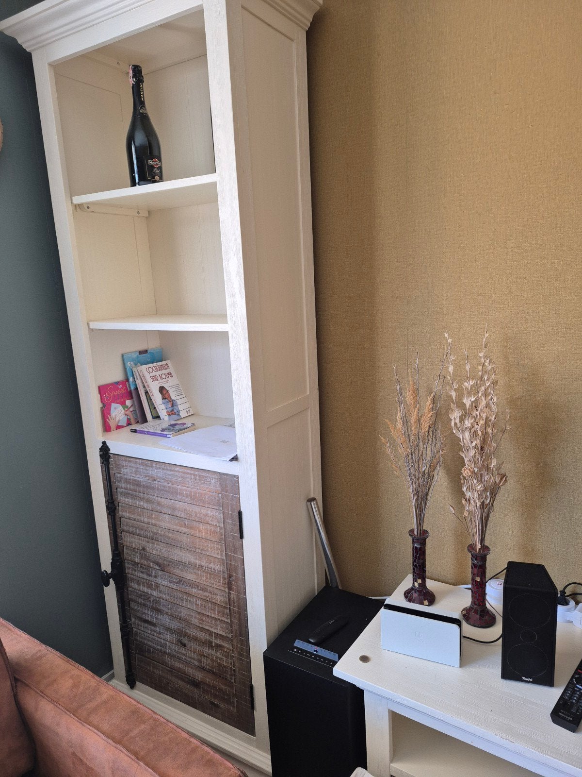 PRONTO WONEN TV-meubel, vitrinekast en bijzettafel set, Ophalen, Gebruikt, 100 tot 150 cm, Landelijk