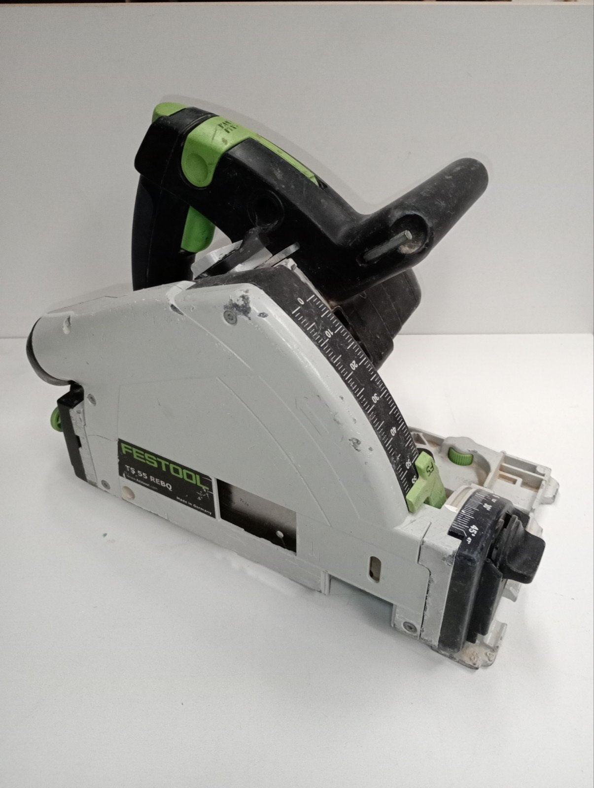 Festool invalzaag TS 55 REBQ incl. snoer, Ophalen, Gebruikt, Invalzaag, 30 tot 70 mm