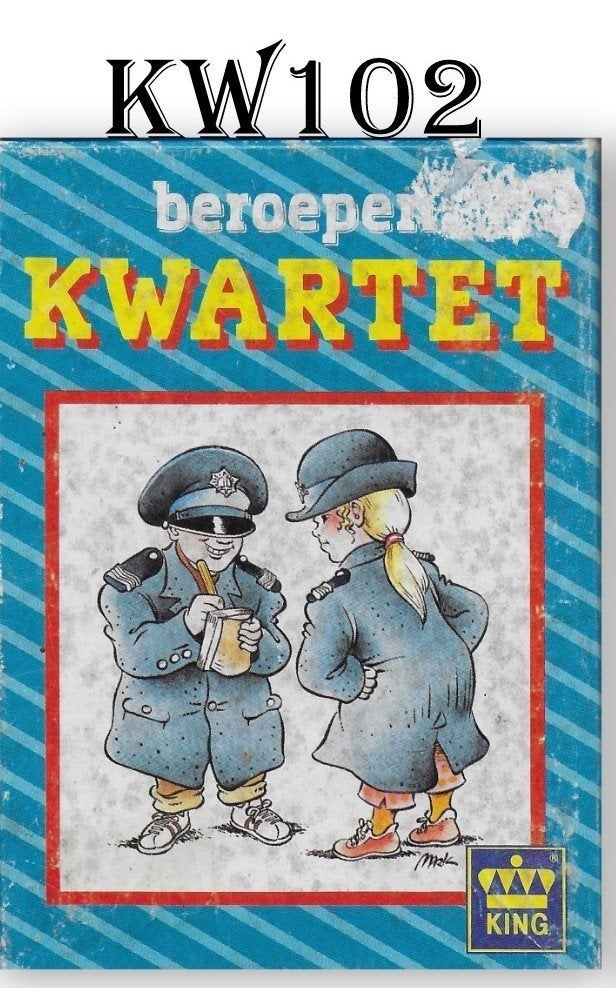Kw102 beroepen kwartet spel-- nr 885, Ophalen of Verzenden, Gebruikt, Kwartet(ten)