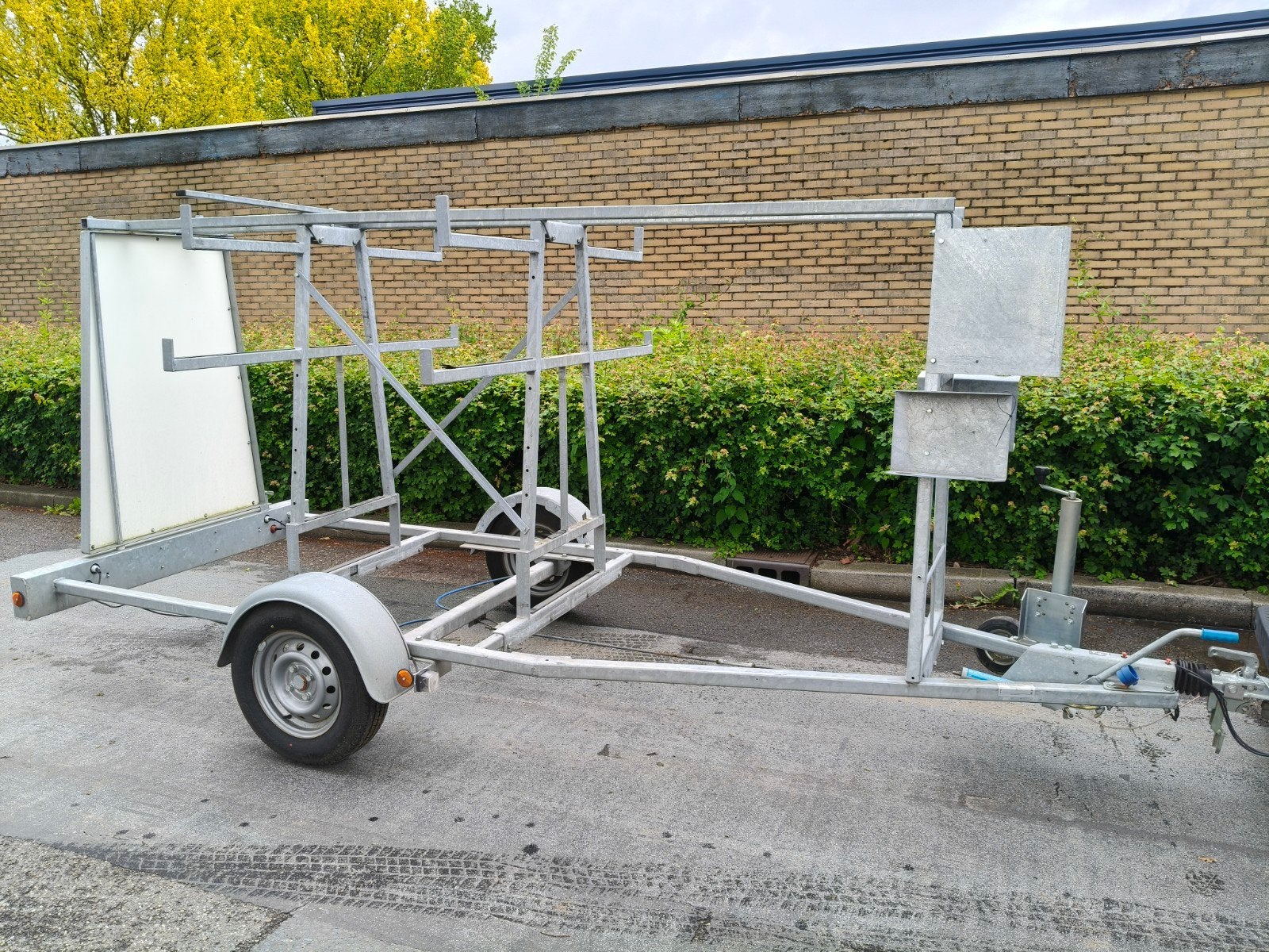 Unieke Altrex geremde rolsteiger aanhanger voor steiger 305, Doe-het-zelf en Verbouw, Ophalen, Rolsteiger of Kamersteiger, 5 meter of hoger