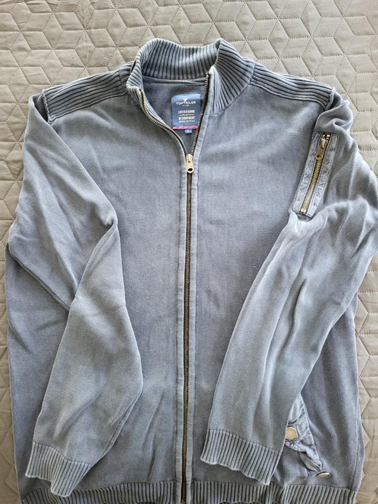 Tom Tailor vest met rits, maat L, Kleding | Heren, Truien en Vesten, Maat 52/54 (L), Blauw, Tom Tailor, Ophalen of Verzenden