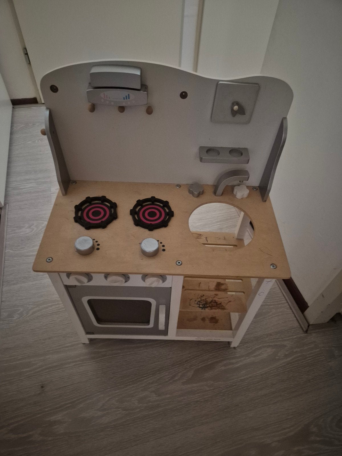 kinder keuken, Ophalen, Gebruikt, Hout, Speelkeuken