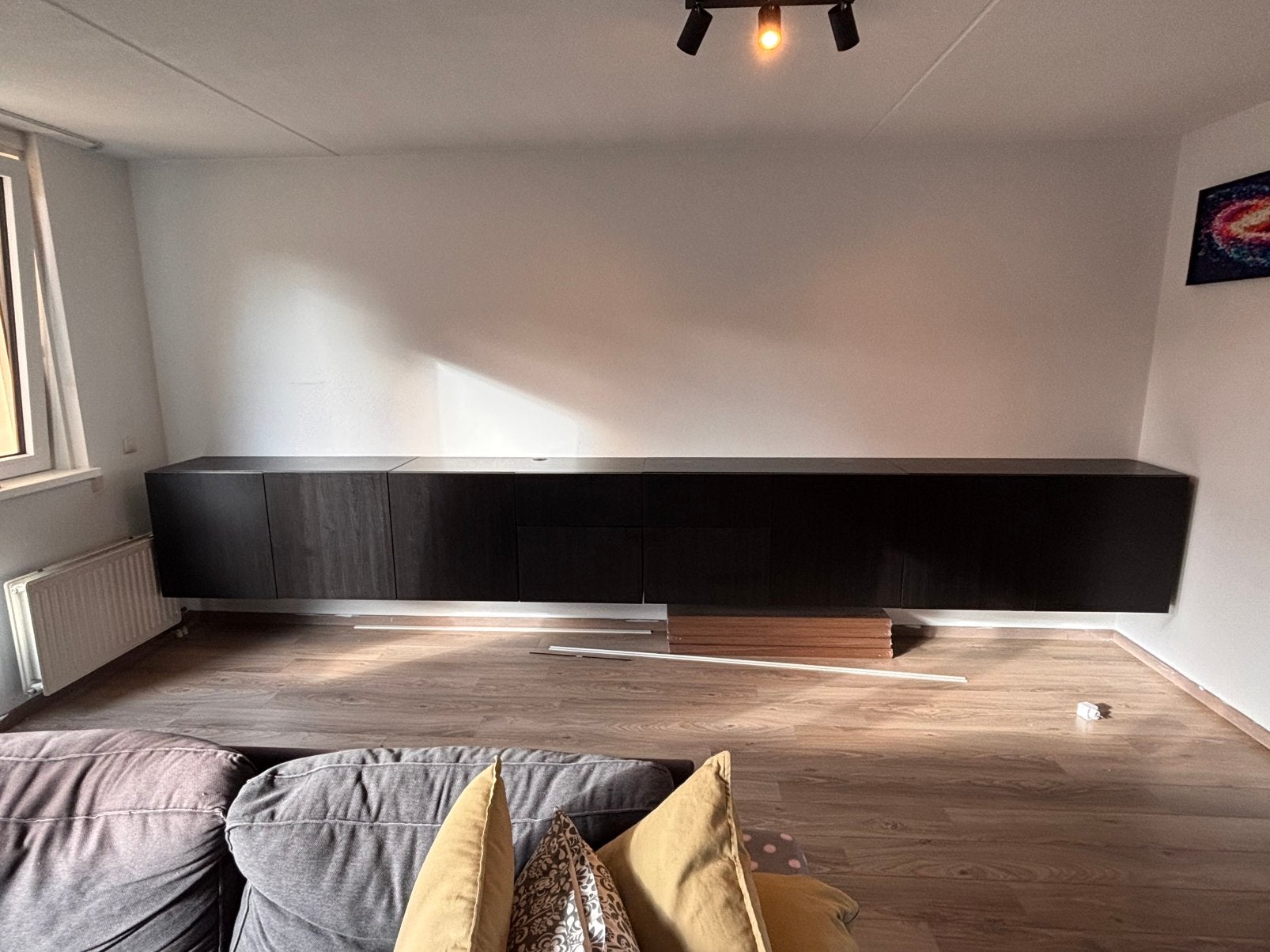 Ikea besta kast zwart bruin, Ophalen, Zo goed als nieuw, 25 tot 50 cm, Minder dan 100 cm