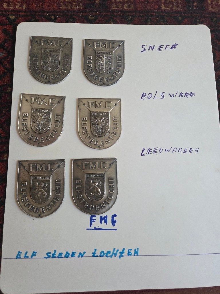 Elfstedentocht medailles, Postzegels en Munten, Ophalen of Verzenden, Overige materialen, Nederland