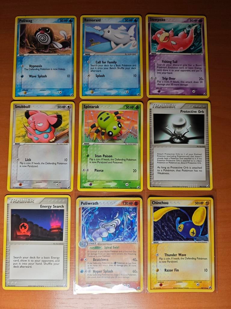 EX Unseen Forces pokémon kaarten | Incl. Poliwrath holo rare, Ophalen of Verzenden, Nieuw, Meerdere kaarten, Foil
