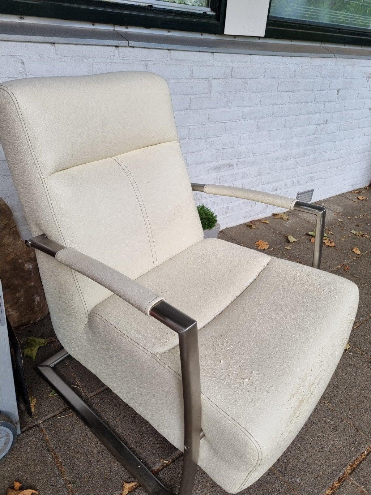 Gratis fauteuil van de Groot wonen Apeldoorn, Ophalen, Overige materialen, Gebruikt, 75 tot 100 cm