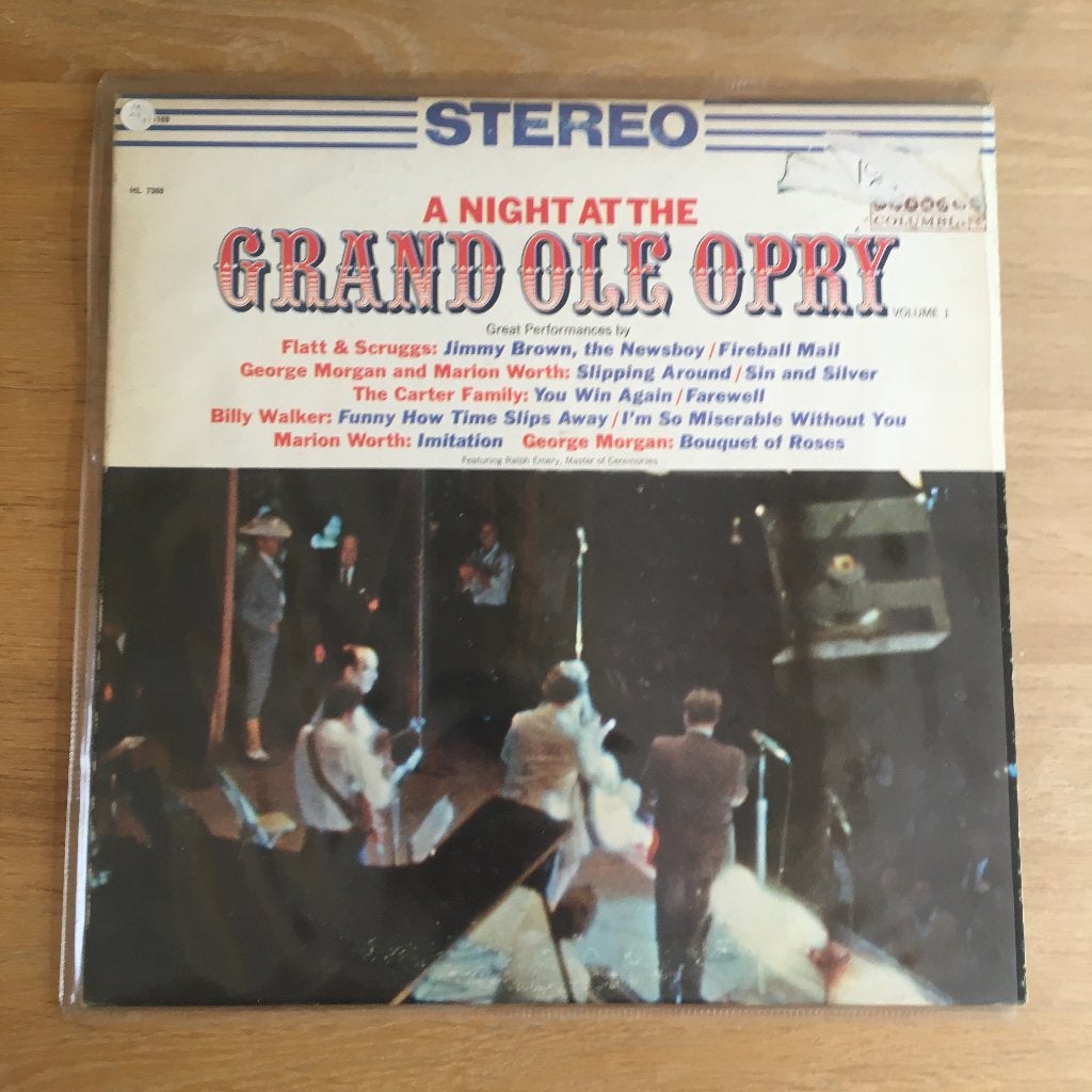 A Night At The Grand Ole Opry Vol 1 LP, Ophalen, Gebruikt, 12 inch