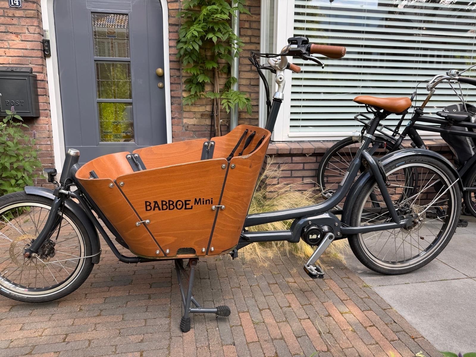 Babboe Mini Mountain Elektrische Bakfiets, Ophalen, Gebruikt, Elektrisch, 2 kinderen