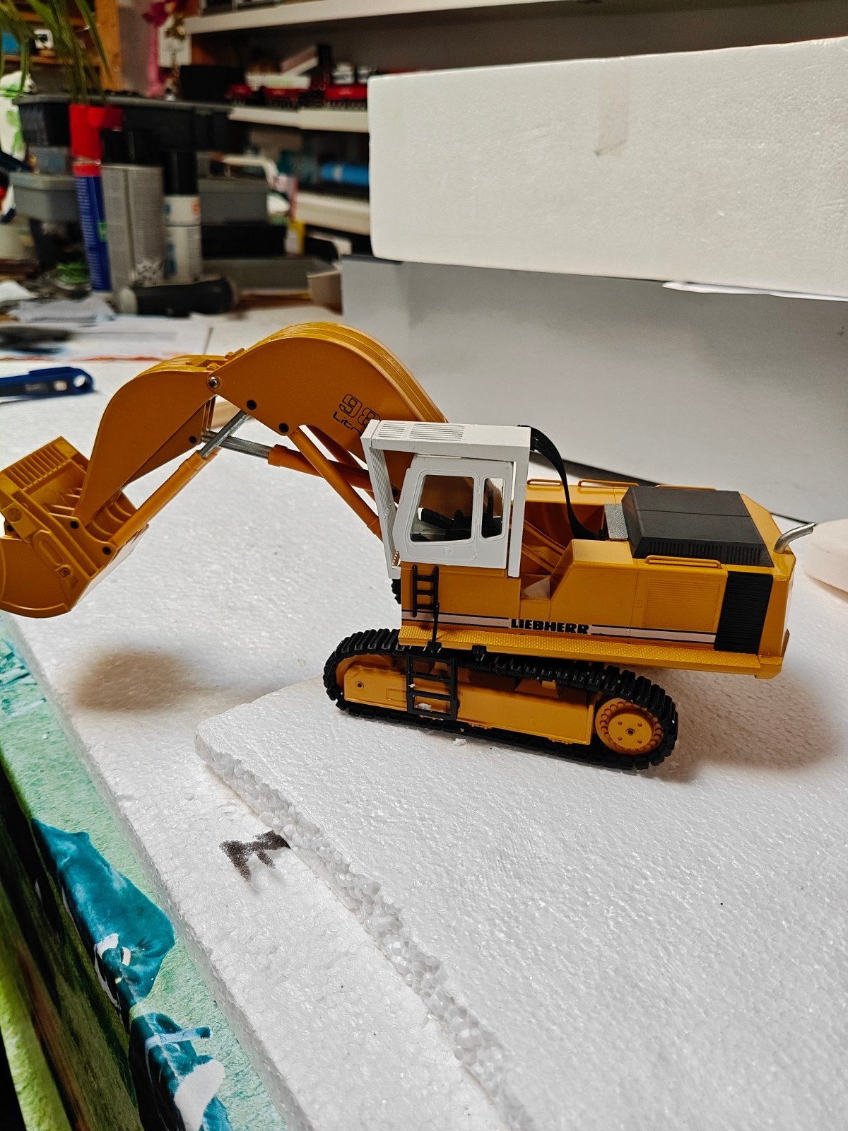 Liebherr 984 litronic hoog lepel kraan p, Ophalen of Verzenden, Zo goed als nieuw