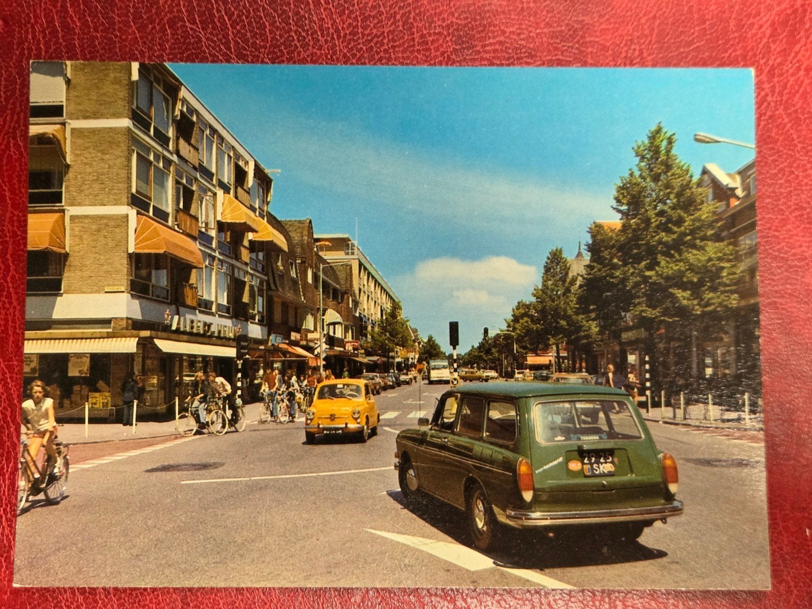 Zeist Slotlaan met Fiat 600 en VW1600 station, Verzamelen, Ansichtkaarten | Nederland, Verzenden, 1960 tot 1980, Utrecht
