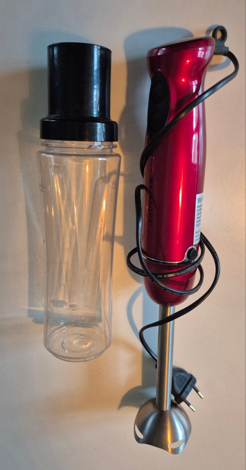 Staafmixer, Minder dan 1 liter, Ophalen, 2 snelheden