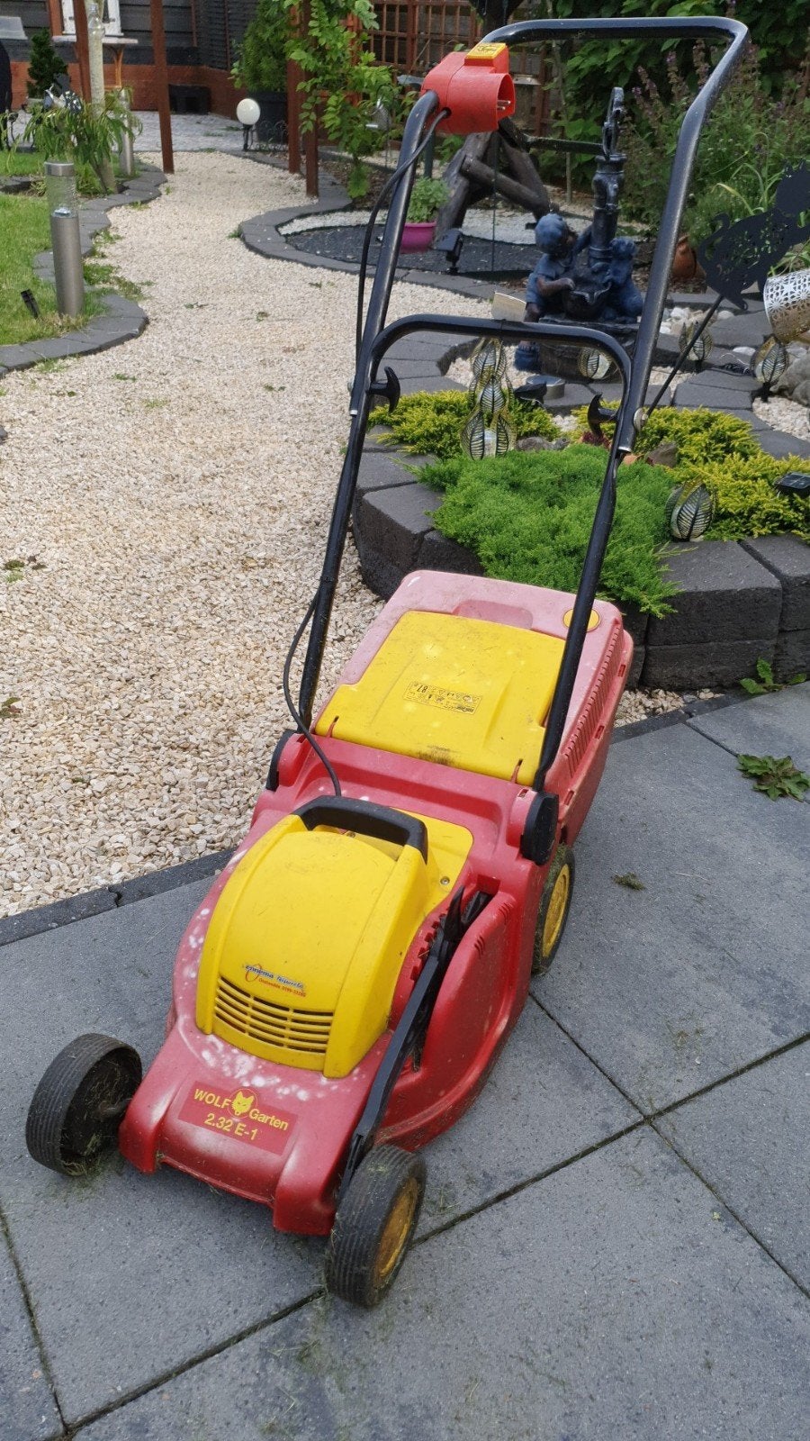 Wolf elektrische grasmaaier, Ophalen of Verzenden, Gebruikt